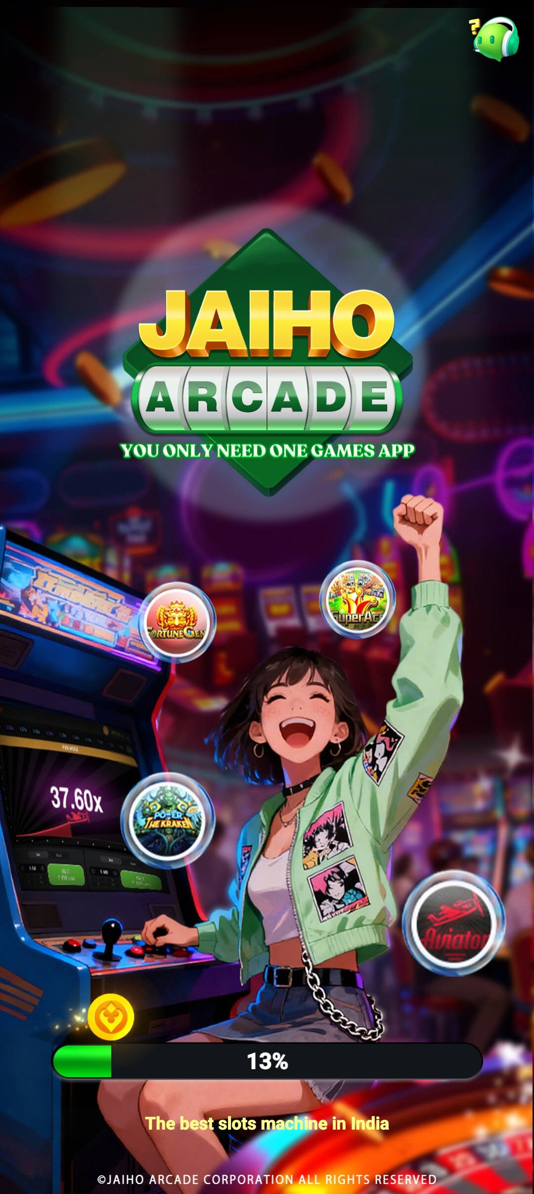 JaiHoArcade games library screenshot