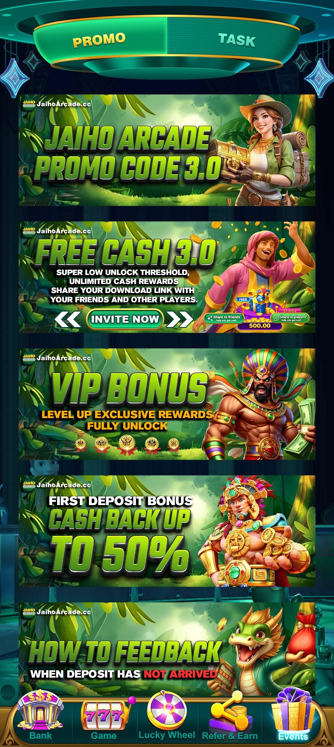 JaiHoArcade bonus screen screenshot